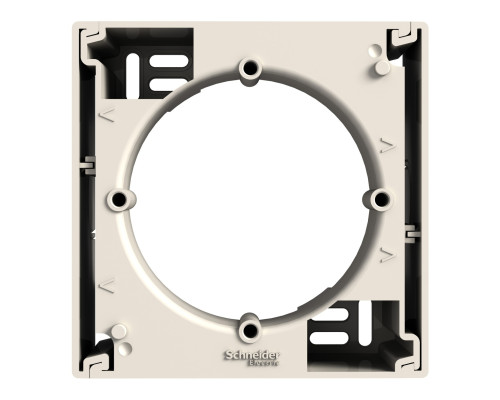 Коробка для зовнішнього монтажу Schneider Electric EPH6100123 Asfora, кремовий, пластик