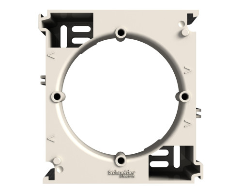 Коробка для зовнішнього монтажу розширювальна Schneider Electric EPH6100223 Asfora, кремовий, пластик