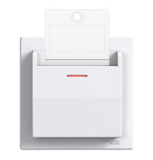 Вимикач картковий Schneider Electric EPH6200121 Asfora, білий, пластик, для врізного монтажу