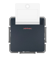 Вимикач картковий Schneider Electric EPH6200171 Asfora, антрацит, пластик, для врізного монтажу