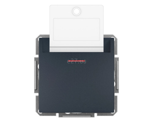 Вимикач картковий Schneider Electric EPH6200171 Asfora, антрацит, пластик, для врізного монтажу