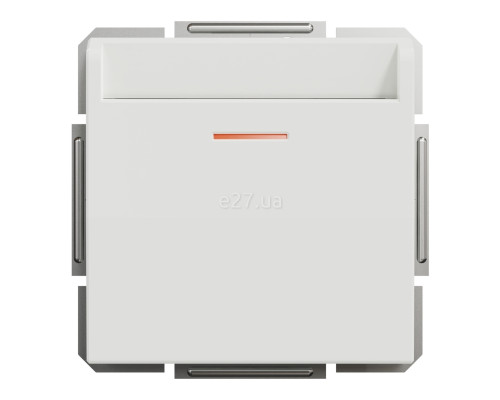Вимикач картковий Schneider Electric EPH6270121 Asfora, 10A, білий, пластик, ip20, з підсвіткою, для врізного монтажу