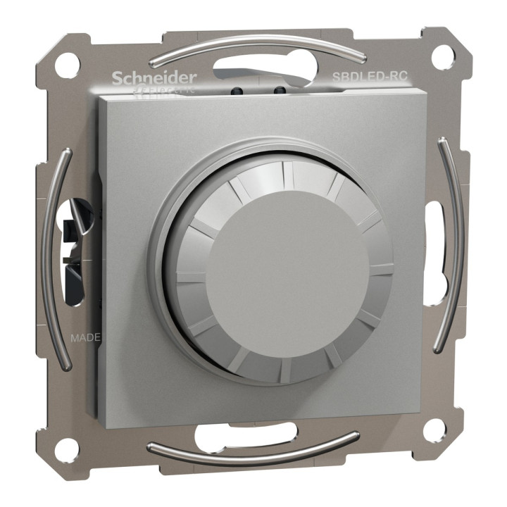 Димер для світлодіодних ламп Schneider Electric EPH6800161 Asfora, алюміній, пластик, ip20, для врізного монтажу · Schneider Electric · schneider-electric-eph6800161