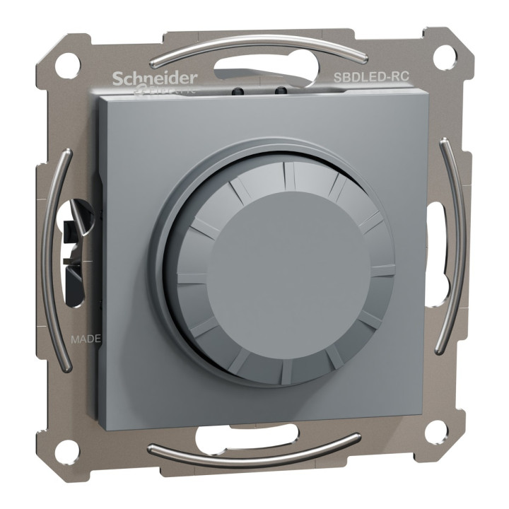 Димер для світлодіодних ламп Schneider Electric EPH6800162 Asfora, сталь, пластик, ip20, для врізного монтажу · Schneider Electric · schneider-electric-eph6800162