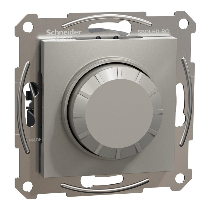 Димер для світлодіодних ламп Schneider Electric EPH6800169 Asfora, бронза, пластик, ip20, для врізного монтажу · Schneider Electric · schneider-electric-eph6800169