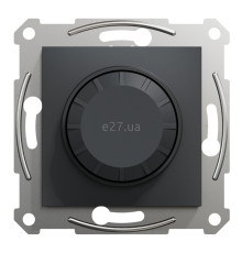 Димер для світлодіодних ламп Schneider Electric EPH6800171 Asfora, антрацит, пластик, ip20, для врізного монтажу