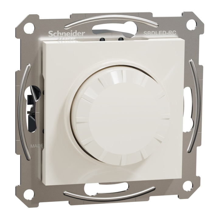 Димер для світлодіодних ламп Schneider Electric EPH6870123 Asfora, кремовий, пластик, ip20, для врізного монтажу · Schneider Electric · schneider-electric-eph6870123