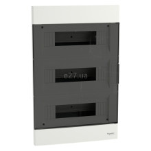 Розподільчий щит Schneider Electric EZ9EUA312 Easy9 EU 36 (3х12), 80A, білий, пластик, ip40, для врізного монтажу · Schneider Electric · schneider-electric-ez9eua312