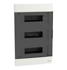 Розподільчий щит Schneider Electric EZ9EUA312 Easy9 EU 36 (3х12), 80A, білий, пластик, ip40, для врізного монтажу
