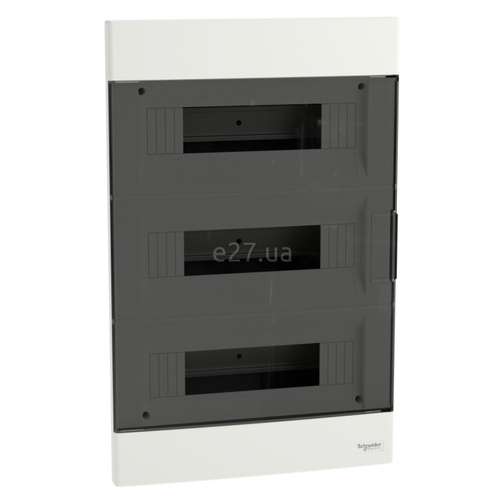 Розподільчий щит Schneider Electric EZ9EUA312 Easy9 EU 36 (3х12), 80A, білий, пластик, ip40, для врізного монтажу · Schneider Electric · schneider-electric-ez9eua312