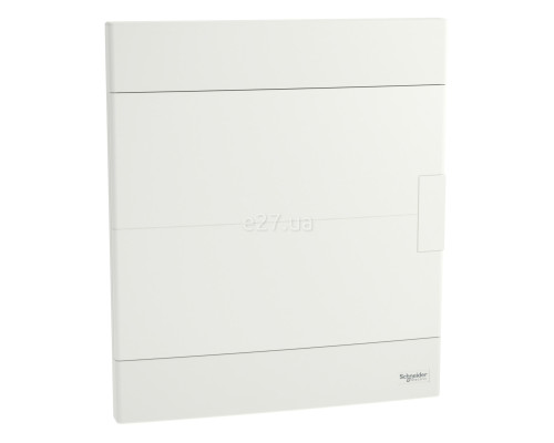 Розподільчий щит Schneider Electric EZ9EUB212 Easy9 EU 24 (2x12), 63A, білий, пластик, ip40, для врізного монтажу