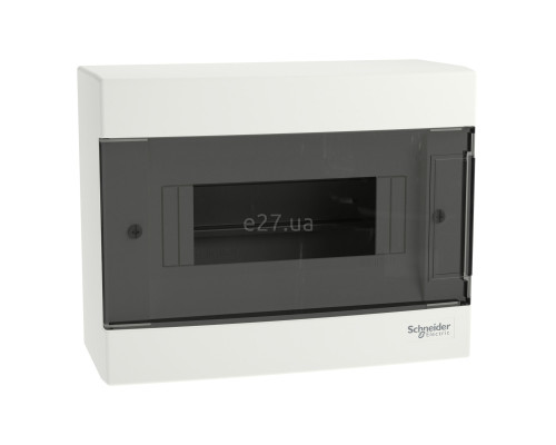 Розподільчий щит Schneider Electric EZ9EUC108 Easy9 EU 8 (1х8), 63A, білий, пластик, ip40, для накладного монтажу