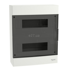 Розподільчий щит Schneider Electric EZ9EUC212 Easy9 EU 24 (2х12), 63A, білий, пластик, ip40, для накладного монтажу