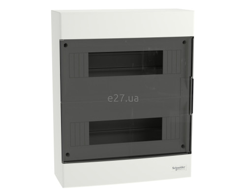 Розподільчий щит Schneider Electric EZ9EUC212 Easy9 EU 24 (2х12), 63A, білий, пластик, ip40, для накладного монтажу