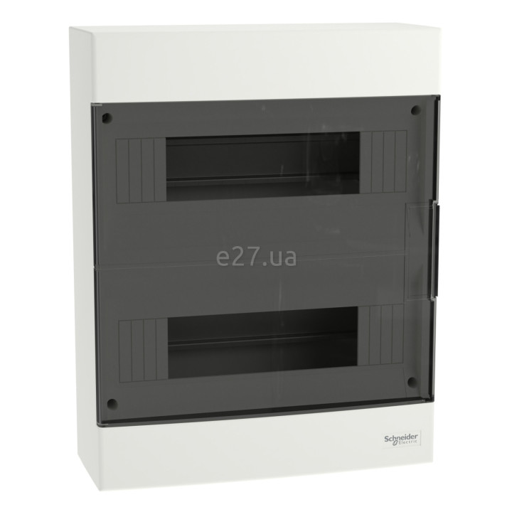 Розподільчий щит Schneider Electric EZ9EUC212 Easy9 EU 24 (2х12), 63A, білий, пластик, ip40, для накладного монтажу · Schneider Electric · schneider-electric-ez9euc212