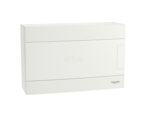 Розподільчий щит Schneider Electric EZ9EUD112 Easy9 EU 12 (1х12), 63A, білий, пластик, ip40, для накладного монтажу