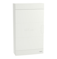 Розподільчий щит Schneider Electric EZ9EUD312 Easy9 EU 36 (3x12), 80A, білий, пластик, ip40, для накладного монтажу