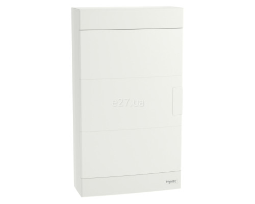 Розподільчий щит Schneider Electric EZ9EUD312 Easy9 EU 36 (3x12), 80A, білий, пластик, ip40, для накладного монтажу