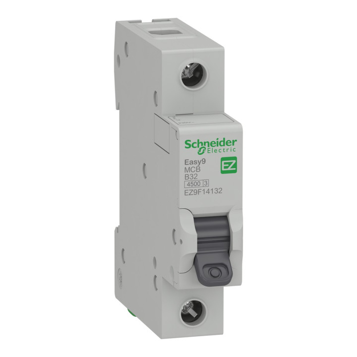 Автоматичний вимикач Schneider Electric EZ9F14132 Easy9, 1P, 32A, B, 4.5kA, на DIN-рейку · Schneider Electric · schneider-electric-ez9f14132