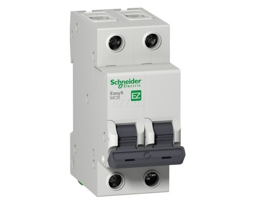 Автоматичний вимикач Schneider Electric EZ9F34206 Easy9, 2P, 6A, C, 4.5kA, на DIN-рейку