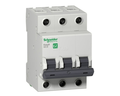 Автоматичний вимикач Schneider Electric EZ9F34310 Easy9, 3P, 10A, C, 4.5kA, на DIN-рейку