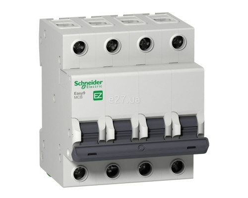 Автоматичний вимикач Schneider Electric EZ9F34440 Easy9, 4P, 40A, C, 4.5kA, на DIN-рейку