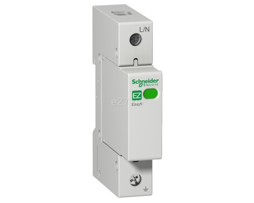 Пристрій захисту від імпульсних перенапруг (ПЗІП) Schneider Electric EZ9L33120 Easy9 230V, 20kA, 1P, на DIN-рейку