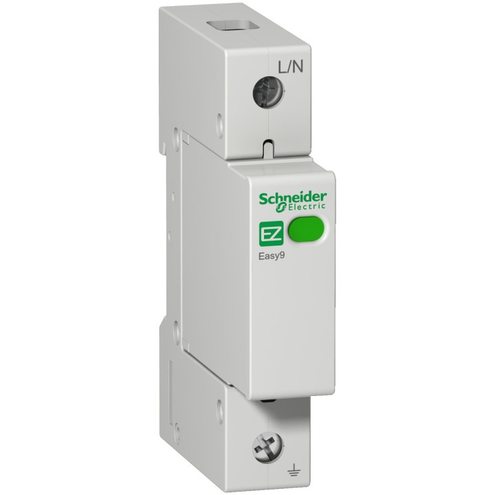Пристрій захисту від імпульсних перенапруг (ПЗІП) Schneider Electric EZ9L33120 Easy9 230V, 20kA, 1P, на DIN-рейку · Schneider Electric · schneider-electric-ez9l33120