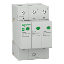 Пристрій захисту від імпульсних перенапруг (ПЗІП) Schneider Electric EZ9L33345 Easy9 400V, 45kA, 3P, на DIN-рейку · Schneider Electric · schneider-electric-ez9l33345