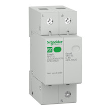 Пристрій захисту від імпульсних перенапруг (ПЗІП) Schneider Electric EZ9L33620 Easy9 230V, 20kA, 1P＋N, на DIN-рейку · Schneider Electric · schneider-electric-ez9l33620
