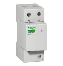 Пристрій захисту від імпульсних перенапруг (ПЗІП) Schneider Electric EZ9L33620 Easy9 230V, 20kA, 1P＋N, на DIN-рейку
