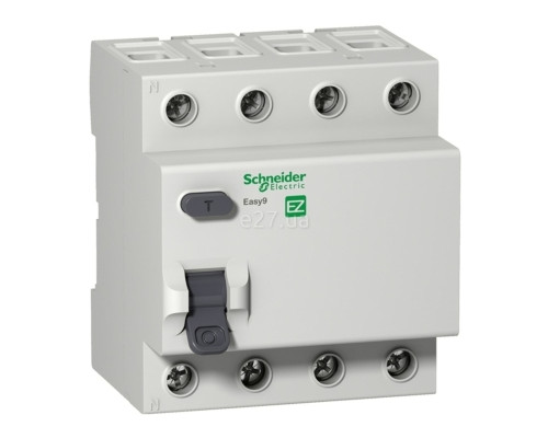 Вимикач диференціального струму, УЗО Schneider Electric EZ9R64440 Easy9, 4P, 40A, 300mA, AC, на DIN-рейку