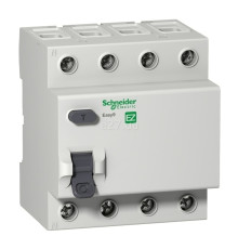 Вимикач диференціального струму, УЗО Schneider Electric EZ9R64463 Easy9, 4P, 63A, 300mA, AC, на DIN-рейку