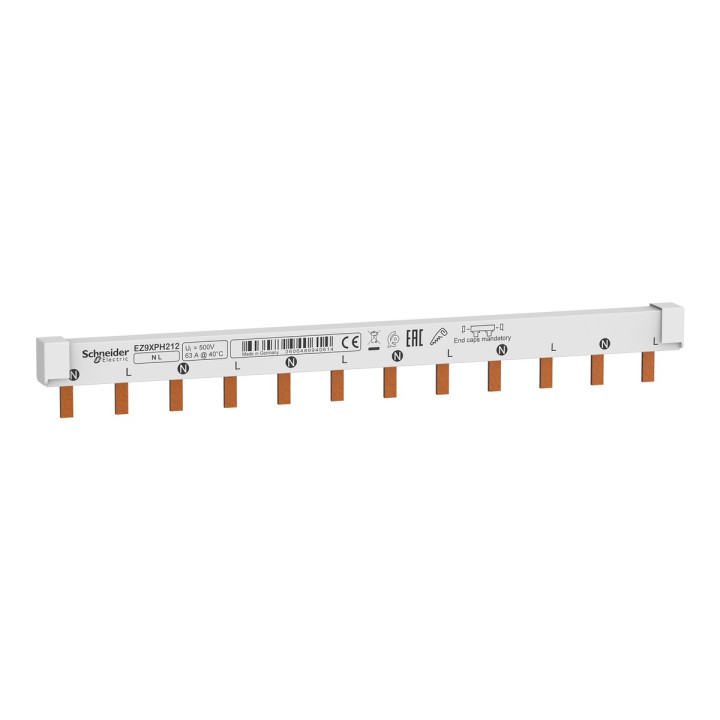 Гребінчаста шина Schneider Electric EZ9XPH212 Easy9 12, 2P, 63A · Schneider Electric · schneider-electric-ez9xph212