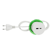 Розетковий блок в стіл Schneider Electric INS44008 Unica New System+ USB А + С, білий, пластик, без захисної кришки, для врізного монтажу