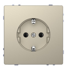 Розетка 220В Schneider Electric MEG2301-6033 Merten System D, сахара, із заземленням, Schuko