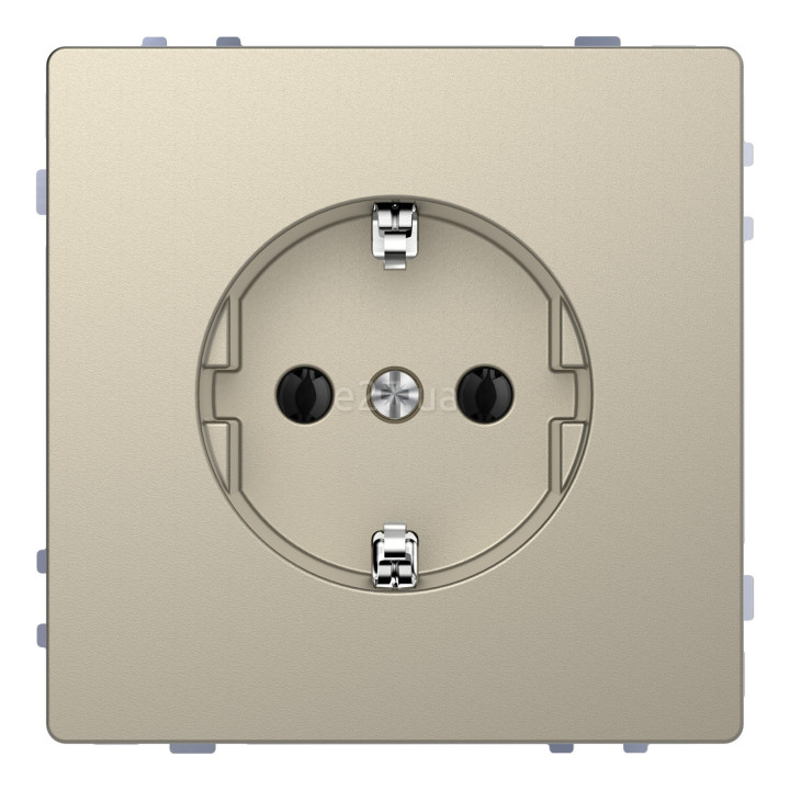 Розетка 220В Schneider Electric MEG2301-6033 Merten System D, сахара, із заземленням, Schuko · Schneider Electric · schneider-electric-meg2301-6033