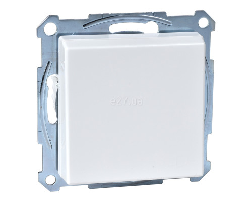 Розетка 220В Schneider Electric MEG2310-0319 Merten System M, полярно-білий, із заземленням, Schuko, із захисною кришкою