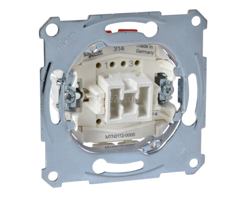 Вимикач 1-клавішний Schneider Electric MEG3112-0000 Merten QuickFlex
