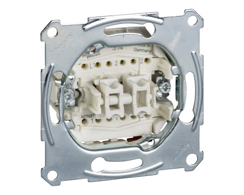 Вимикач 2-клавішний Schneider Electric MEG3159-0000 Merten QuickFlex
