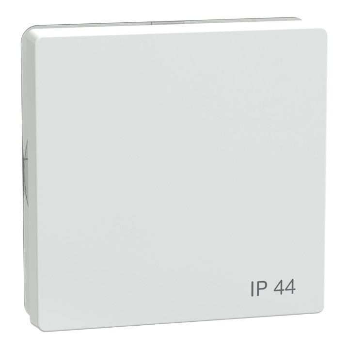 Лицьова панель вимикача Schneider Electric MEG3304-6035 Merten System D, білий лотос, ip44 · Schneider Electric · schneider-electric-meg3304-6035
