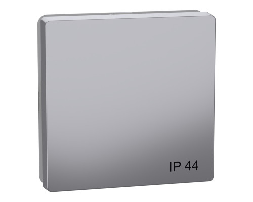 Лицьова панель вимикача Schneider Electric MEG3304-6036 Merten System D, нержавіюча сталь, ip44