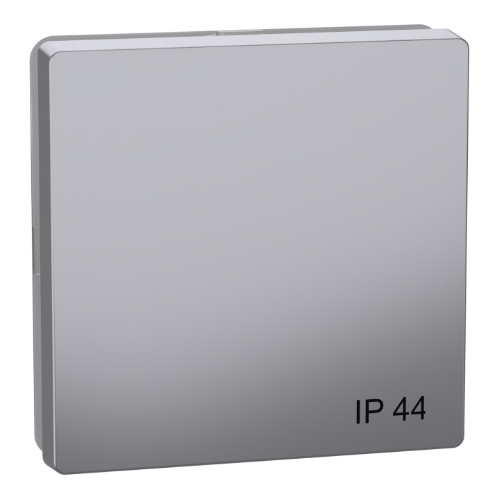 Лицьова панель вимикача Schneider Electric MEG3304-6036 Merten System D, нержавіюча сталь, ip44 · Schneider Electric · schneider-electric-meg3304-6036