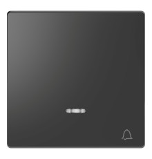 Лицьова панель вимикача Schneider Electric MEG3325-6034 Merten System D, антрацит