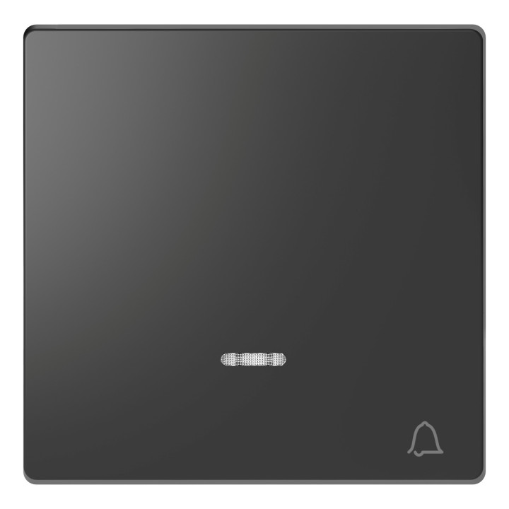 Лицьова панель вимикача Schneider Electric MEG3325-6034 Merten System D, антрацит · Schneider Electric · schneider-electric-meg3325-6034
