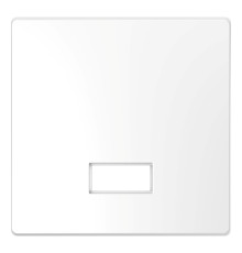 Лицьова панель з полем для напису Schneider Electric MEG3350-6035 Merten System D, білий лотос
