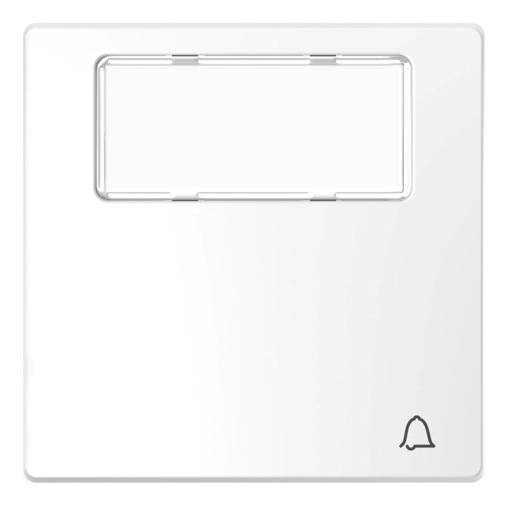 Лицьова панель з полем для напису Schneider Electric MEG3365-6035 Merten System D, білий лотос · Schneider Electric · schneider-electric-meg3365-6035