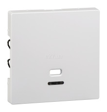 Лицьова панель вимикача Schneider Electric MEG3380-0325 Merten System M, активний білий