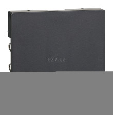 Лицьова панель вимикача Schneider Electric MEG3380-0414 Merten System M, антрацит