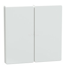 Лицьова панель вимикача Schneider Electric MEG3400-6035 Merten System D, білий лотос